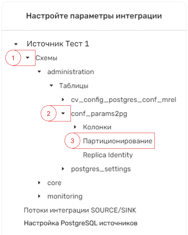 Скрин с настройкой партиционирования.